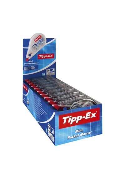 Tipp-ex Mini Pocket Mouse Şerit Düzeltici - Daksil 5mm X 6 Mt 10 Lu Kutu 8221351