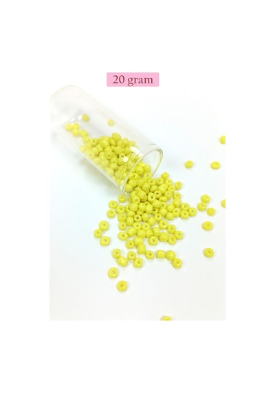 Dökme Cam Kum Boncuk Büyük Boy 6/0 4 Mm - 4 Renk - Toplam 80 Gram - Bnc411