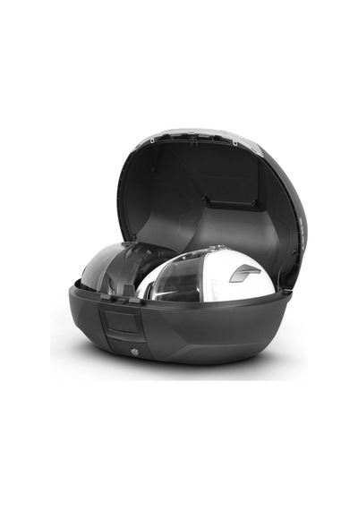 Motosiklet Kurye Arka Top Case Çanta Beyaz Reflektörlü Kilitli Shad Motor Çantası Bagaj Hacim 47 Lt Çok Renkli