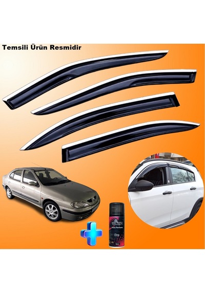 Megane 1 Sedan Mügen Cam Rüzgarlığı Abs Nikelajlı Cam Rüzgarlığı 1996-2004 4 Lü + Ebrayn 150 Ml Koku