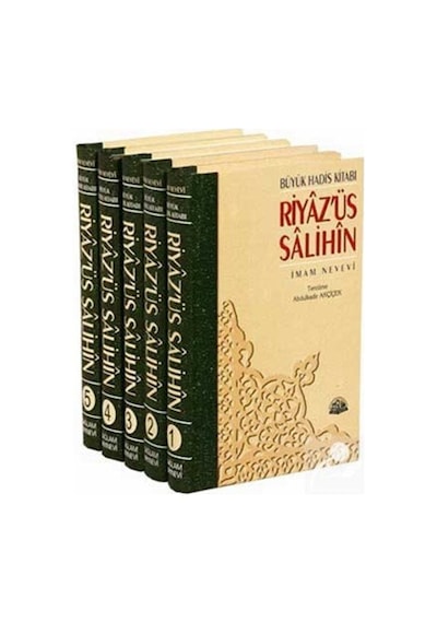 Riyaz'üs Salihin Büyük Hadis Kitabı (5 Cilt Takım) - İmam-ı Nevevi - Sağlam Yayınevi