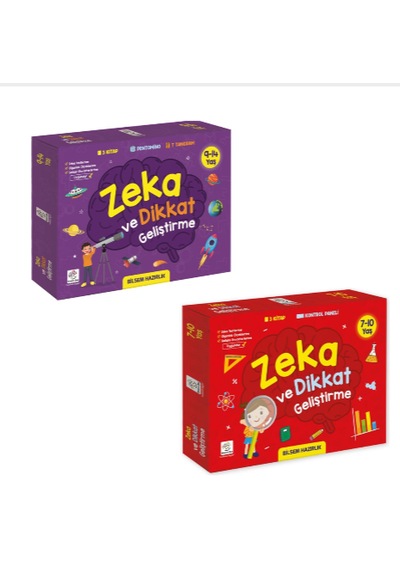 Zeka Ve Dikkat Geliştirme Setleri 7-10 Yaş 9-14 Yaş