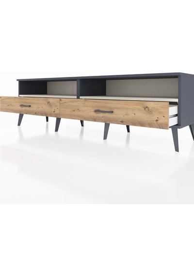 Hyperion Tv Ünitesi 2 Raflı 2 Çekmeceli 176x44x51 Antrasit-aytaşı/çam Aytası/atlas Çam Hyperion Tv Ünitesi 2 Raflı 2 Çekmeceli 176x44x51 Antrasit-aytaşı/çam Aytası/atlas Çam