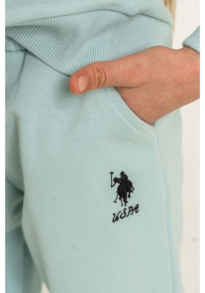 U.S. Polo Assn. Kız Çocuk Baskılı Yeşil Uzun Kol Eşofman Takımı Us2719-c-v3 Us2719-c-v3