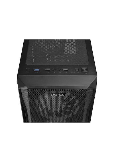 Everest X-RACER 4x12CM ARGB Fan 600W ATX Gamıng Bilgisayar Kasası