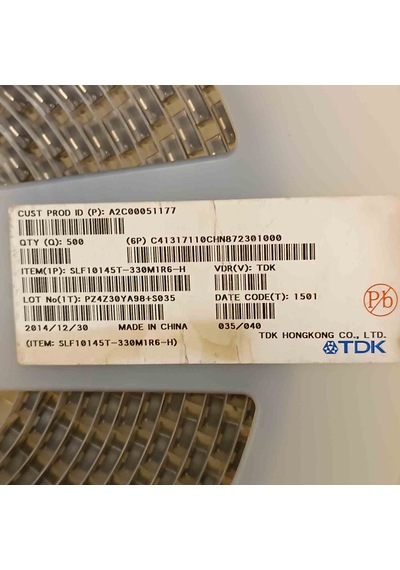 Slf10145t-330m1r6-h 33uh 1.6a 10x10x4.5 Smd Bobin 15 Adet