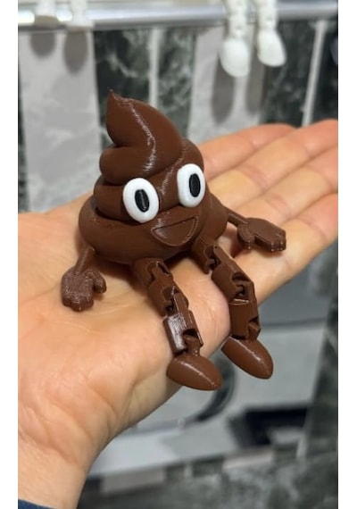 4'lü Eğlenceli Banyo Dekoratif Figür Seti/tuvalet Kağıdı, Kaka Emojisi, Çöp Kovası, Klozet Diğer