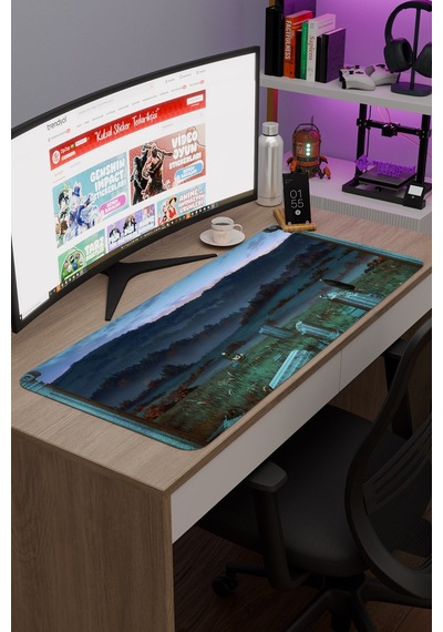 Vinland Saga Anime V2 - 90x40 Xxl Gaming Kauçuk Kaymaz Taban Mouse Pad Fare Altlığı
