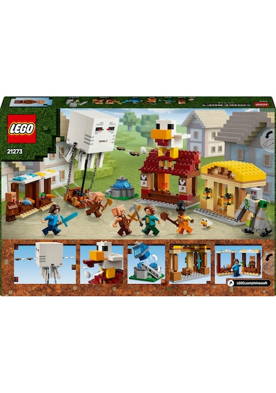 LEGO® Minecraft® Hortlak Balon Köy Saldırısı 21273 - 10 Yaş ve Üzeri Çocuklar için Yaratıcı Oyuncak Yapım Seti (555 Parça)