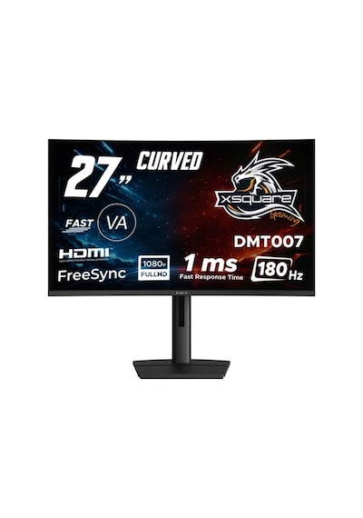Dexim 27'' 180hz 1ms Hdmı+dp Freesync Adaptive Sync Full Hd Curved Fast Va Gaming Monitör - Dmt007