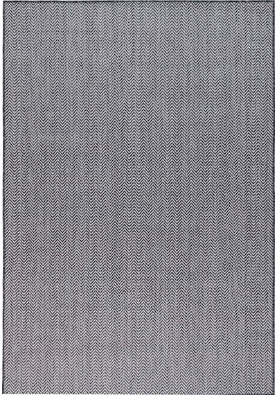 Fresco Ekru Siyah İskandinav Jüt Yıkanabilir Halı Kilim Balkon Teras Mutfak Salon Koridor Halısı 20522a Siyah