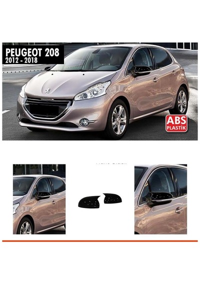 Peugeot 208 / 2012-2018 Batman Yarasa Ayna Kapağı