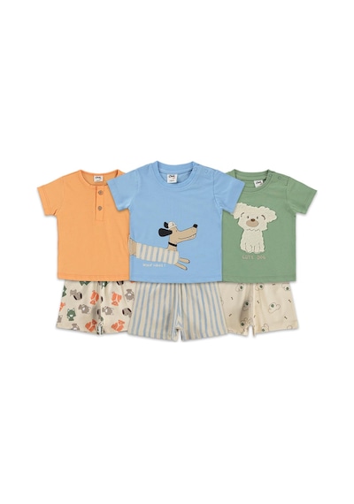 Civil Baby Köpek Baskılı 3'lü Set 6-18 Ay Takım - Standart