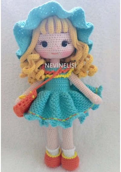 Amigurumi Alin Bebek Çok Renkli