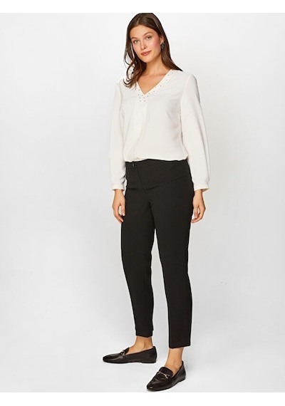 Faik Sönmez Slim Fit Krep Pantolon 00049 001