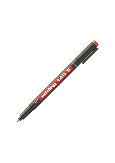 Edding Asetat Kalemi E-140S Kırmızı  Ed14002