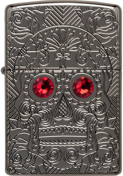 Zippo Çakmak 49300-083349 Crystal Skull Design