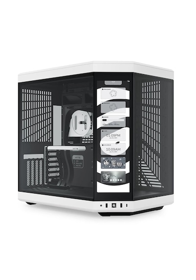 Hyte Y70 Touch Panda Temperli Cam Usb 3.2 E-atx Dual Chamber Mid Tower Bilgisayar Kasası