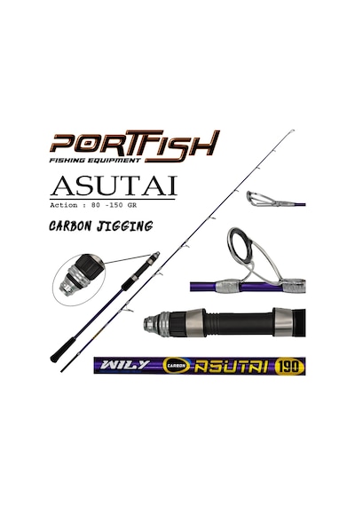 Wily Asutai Jig Kamışı 190 Cm 80-150 Gr