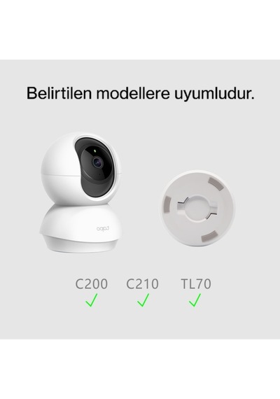 Tp-link Tapo C200 C210 C211 Tl70 Güvenlik Kamerası Duvar Montaj Aparatı Tp Link Braket Dahil.