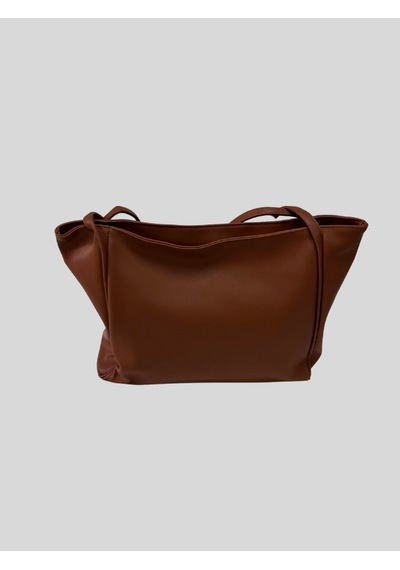 Vazıradk Minimalist Omuz Çantası Kahverengi