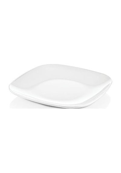 Melamin Kare Servis Tabağı 32 Cm 12 Adet Beyaz