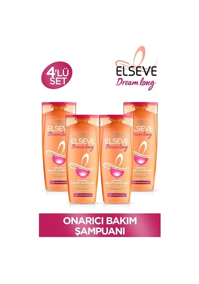 Dream Long Onarıcı Bakım Şampuanı 400ml 4'lü Set