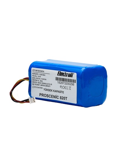 Proscenic 820t Batarya 3200mah Pil Robot Süpürge Batarya