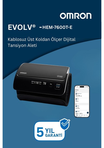Omron Evolv Kablosuz Üst Koldan Ölçer Dijital Tansiyon Aleti