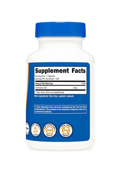 Nutricost Yohimbine Hcı 5 Mg 120 Kapsül