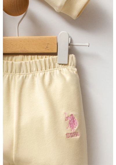U.S. Polo Assn. U.s.polo Assn Kız Bebek Takımı - Limon Limon
