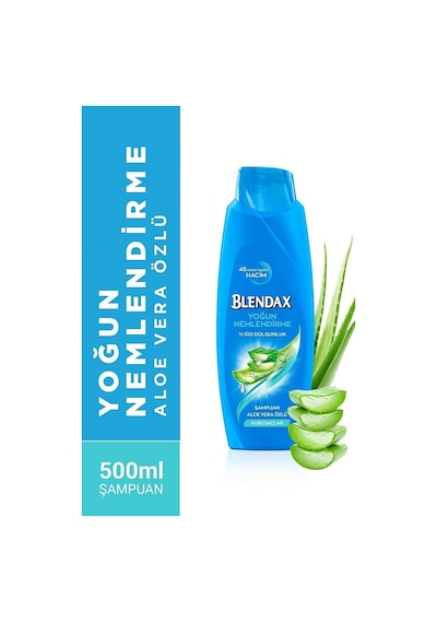 Blendax Yoğun Nemlendirme Aloe Vera Özlü Şampuan 6 x 500 ML
