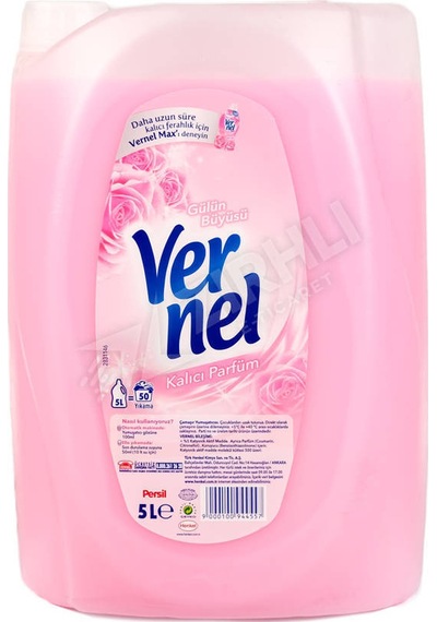 2 Adet Vernel Gülün Büyüsü Yumuşatıcı 5 Lt Tekli