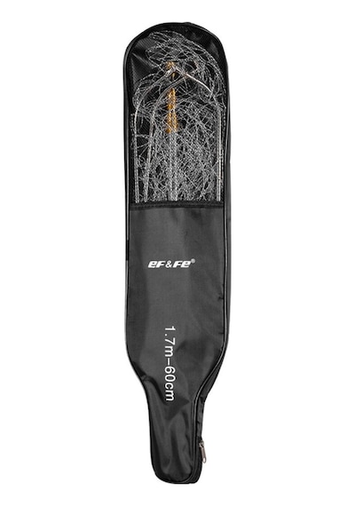 Hg210 Çantalı Katlanır Teleskobik 170cm Balıkçı Kepçesi