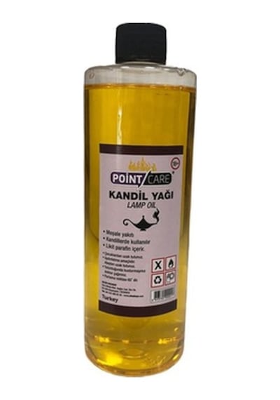Sarı Kandil Yağı Kokusuz Dumansız Iç Mekan Gaz Lambası Yağı 400Ml