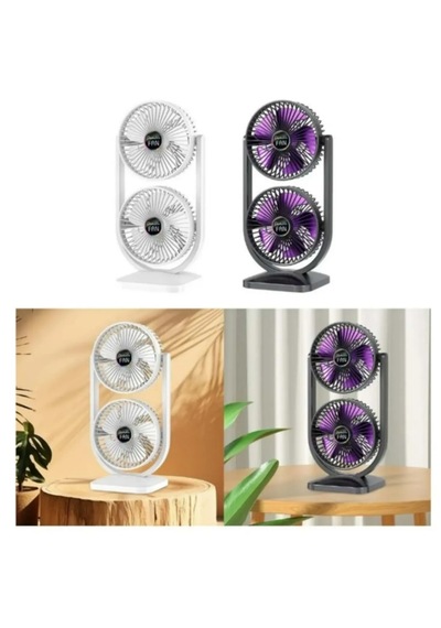 S30 2'si1 Arada Çift Başlı Fan İç Ve Dış Mekan İçin İdeal Ayrı Yukarı Aşağı Kontrol