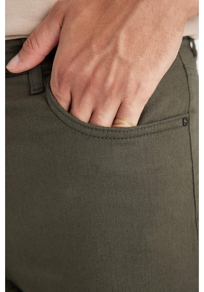 DeFacto Pantolon Slim Fit Dar Kesim Cepli Dar Paça C9436AX24AUKH444