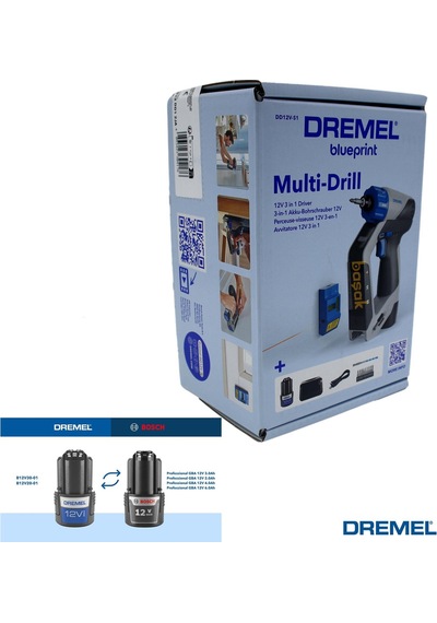 Dremel Dd12v-s1 3 Ü 1 Arada 12v Akülü Delme&vidalama+duvar Dedektörü+lazer Hizalama
