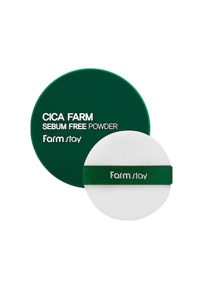 Farmstay Cıca Farm Sebum Free Powder 5g - Yağ Dengeleyici Centella Özlü Pudra