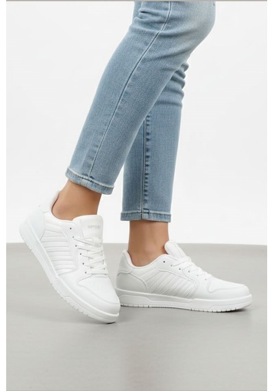Letao Unisex Günlük Spor Ayakkabı Koşu Yürüyüş Sneaker Beyaz