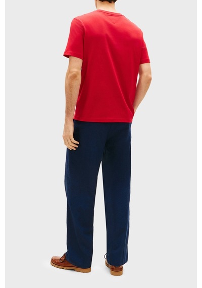 Tommy Hilfiger Erkek T Shirt Mw0mw42367 Xld Kırmızı Kirmizi