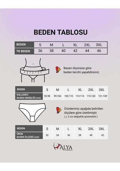 Alya Underwear %100 Pamuklu Kadın Külot Normal Bel Yükseklikli Jakarlı Kalp Desenli Kumaş Slip Beyaz
