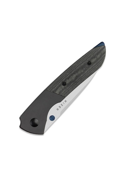 Kizer Spitfire 14c28n Aluminum + Micarta Kizerv 3690a1 Kamp Çakısı Kum