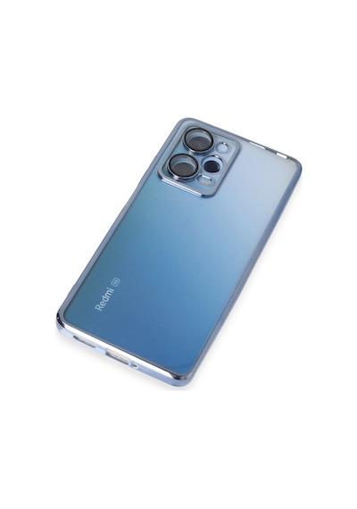Xiaomi Redmi Note 12 Pro 5g Kılıf Razer Lensli Silikon - Açık Mavi Çokrenkli
