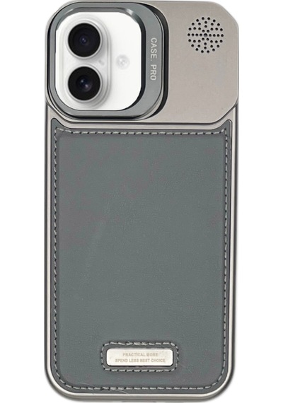 Nettech Apple Uyumlu iPhone 16 Epr-48 Arka Koruma Kılıf - Gri Gri