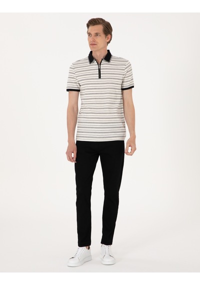 Pierre Cardin Erkek Bej Tişört 50306085-vr011 Bej
