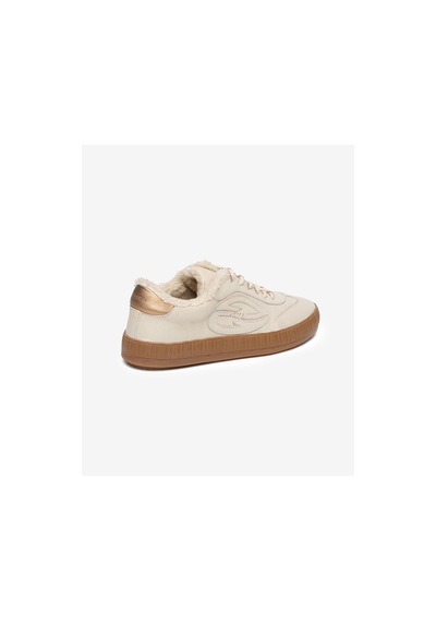 Kadın Bej Hakiki Deri Sneaker Ayakkabı 5k2sa33676 57540 Bej