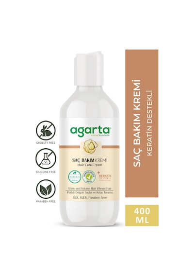 Agarta Doğal Güçlü Bakım Saç Bakım Kremi 400 ML