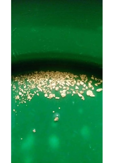 İn Mekanik Gold Pan Altın Tavası Altın Yakalama Eleği Yeşil