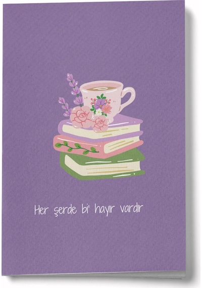 Her Şerde Bi Hayır Vardır A6 Çizgili Mini Defter Not Defteri Çok Renkli